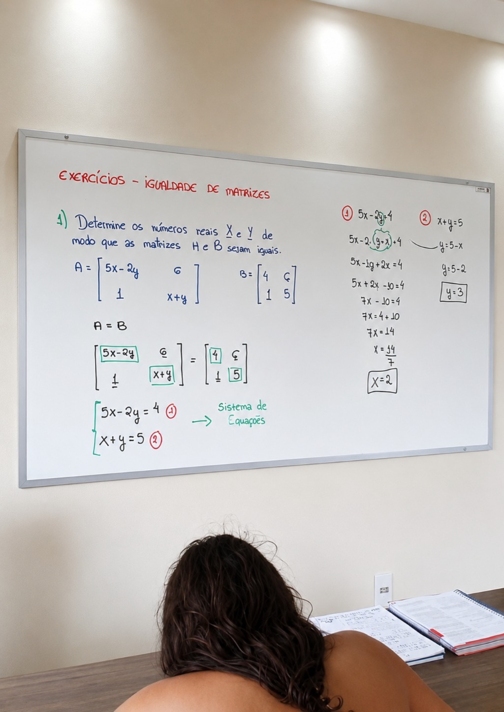 Irmãos estudando juntos